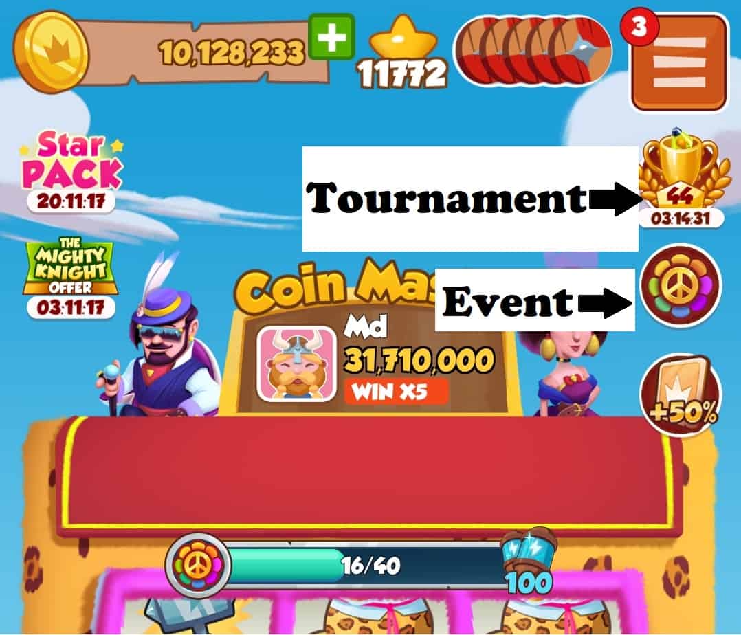 Coin Master Events Schedule And List